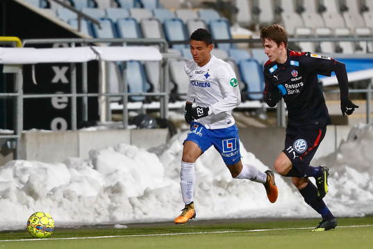 Norrköpings Ian Smith och Helsingborgs Adam Eriksson
