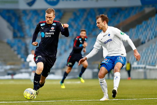 Helsingborgs Andri Rúnar Bjarnason och Norrköpings Lars