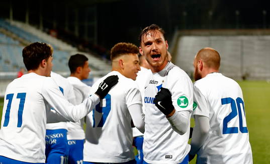 Norrköpings Linus Wahlqvist jublar