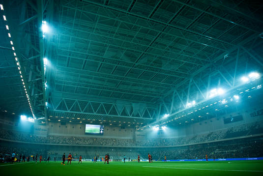 Interiör vy över Tele2 Arena