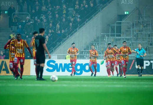 Syrianskas spelare jublar
