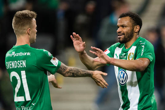 Hammarbys Sander Svendsen jublar