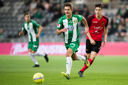 Hammarbys Leo Bengtsson och Vasalunds Adam Ben Lamine