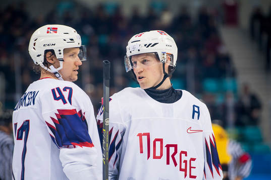 Aleksander Bonsaksen and Mathis Olimb of Norwa in the Men's