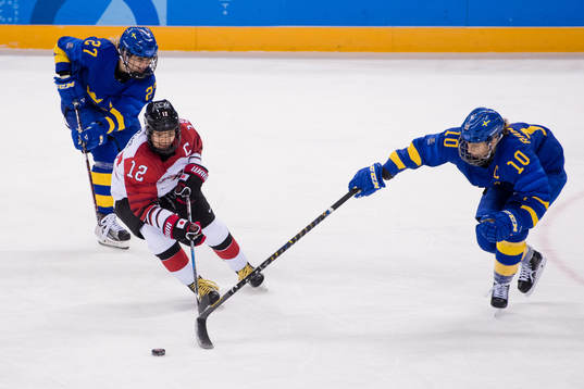 Chiho Osawa of Japan and Emilia Ramboldt of Sweden  in the