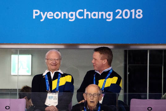 H.M Carl XVI Gustav and Anders Larsson the president of the