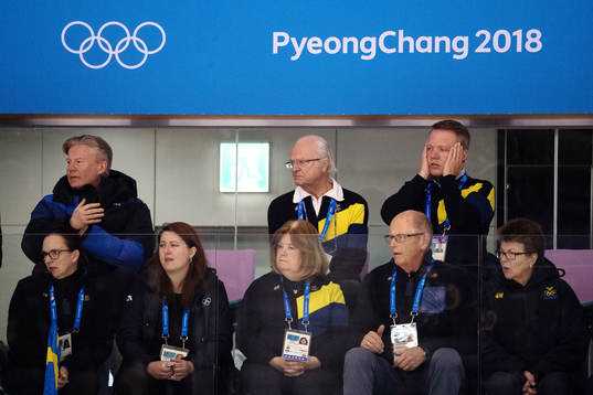 H.M King Carl XVI Gustav, Anders Larsson the president of