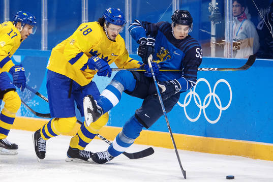 Pär Lindholm of Sweden and Dennis Everberg of Sweden in a