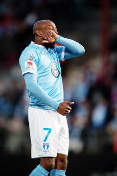 Malmö FFs Fouad Bachirou deppar