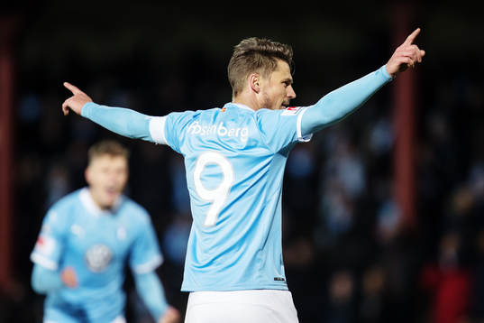 Malmö FFs Markus Rosenberg jublar