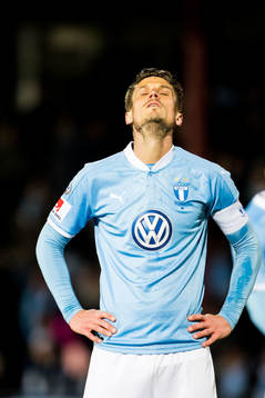 Malmö FFs Markus Rosenberg deppar
