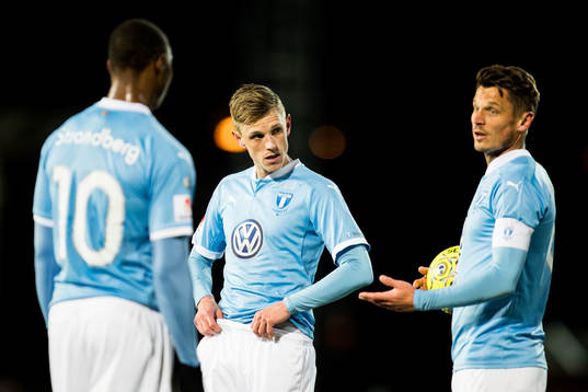 Malmö FFs Sören Rieks och Markus Rosenberg