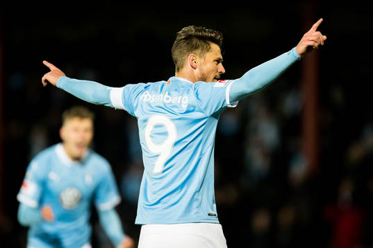 Malmö FFs Markus Rosenberg jublar
