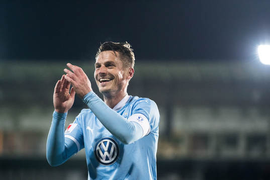 Malmö FFs Markus Rosenberg jublar