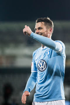 Malmö FFs Markus Rosenberg jublar