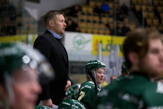 Björklövens tränare Joakim Fagervall