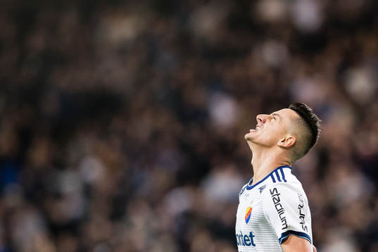 Djurgårdens Haris Radetinac jublar edter att ha gjort 1-0