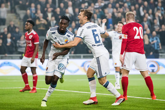 Djurgårdens Philana Tinotenda Kadewere jublar