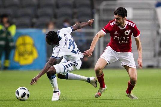 Djurgårdens Philana Tinotenda Kadewere och Degerfors Alan