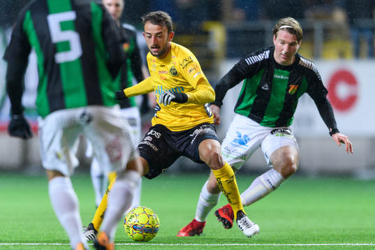 Elfsborgs Robert Gojani och GAIS August Wängberg