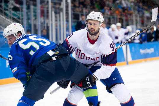 Robert Sabolic of Slovenia and Daniel Sørvik of Norway in