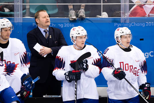 Petter Thoresen, head coach of Norway in the Men's Ice