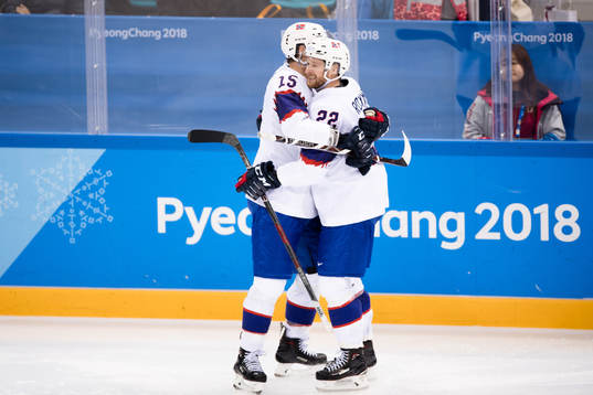 Martin Røymark celebrates the 1-1 goal  by Tommy