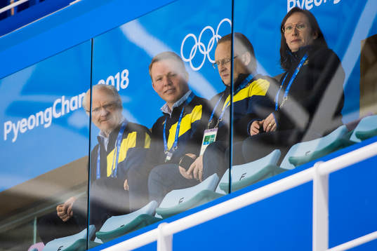 H.M Carl XVI Gustaf, King of Sweden, at the stands