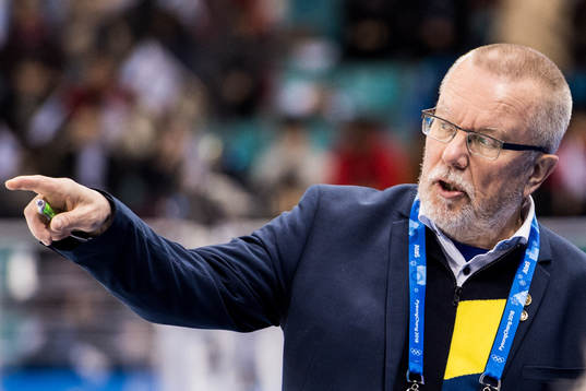 Leif Boork, head coach of Sweden in the Women's Ice Hockey