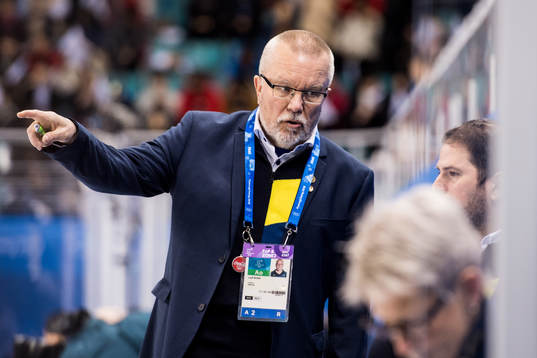 Leif Boork, head coach of Sweden in the Women's Ice Hockey