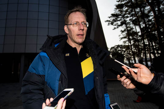 Björn Waldebäck doctor of Sweden is being interviewed by