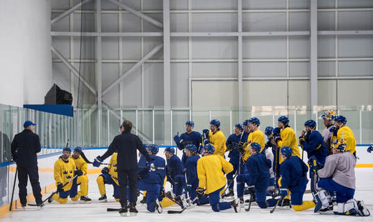 Rikard Grönborg, Head Coach of Sweden going through