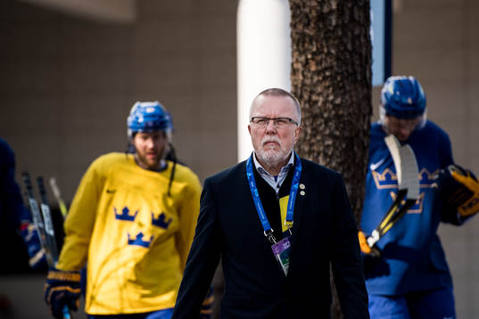 Leif Boork, head coach of Sweden Women's team prior a
