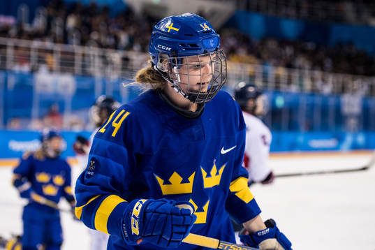 Sabina Küller of Sweden in the Women's Ice Hockey