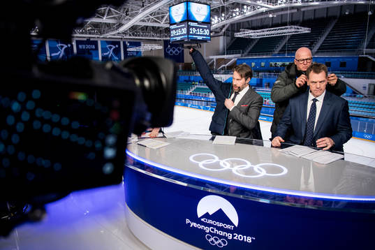 Ice Hockey expert Peter Forsberg at Eurosport / Discovery