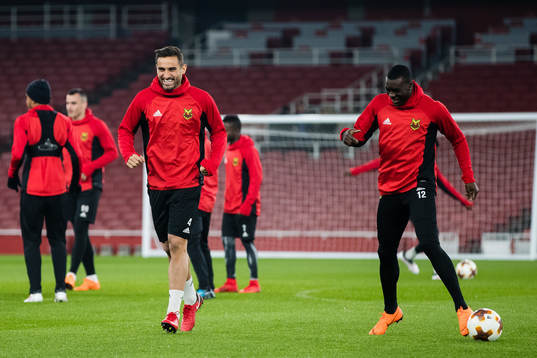 Östersunds Sotirios Papagiannopoulos och Ken Sema