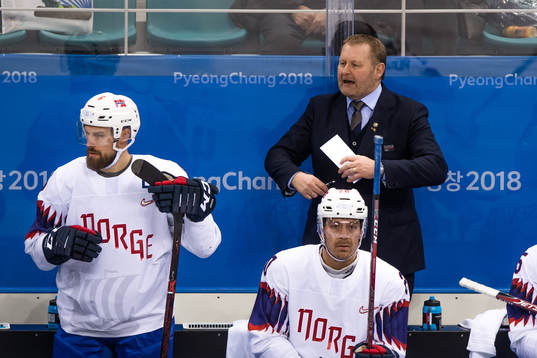Petter Thoresen, head coach of Norway in the Men's Ice