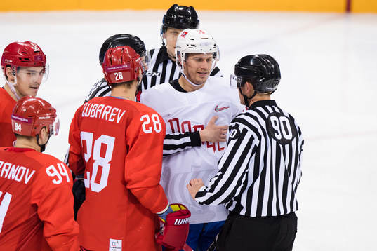Tommy Kristiansen of Norway the Men's Ice Hockey