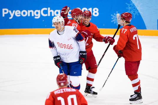 Anders Bastiansen of Norway looks dejected