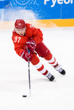 Nikita Gusev Of Russia (OAR)  in the Men's Ice Hockey
