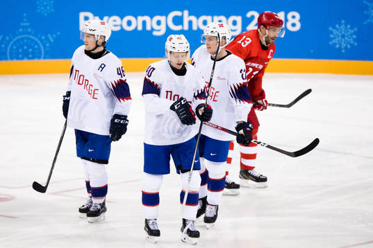 Mathis Olimb, Ken André Olimb and Ludvig Hoff of Norway