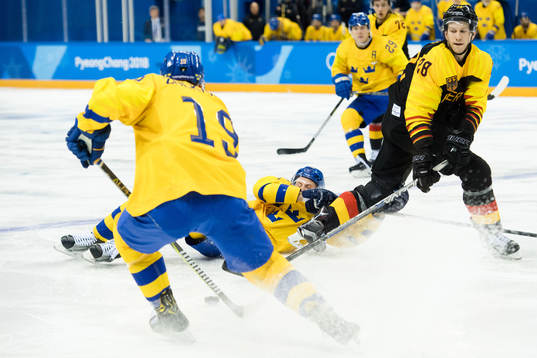 Alexander Bergström of Sweden and Frank Mauer of Germany