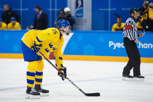 Rasmus Dahlin of Sweden in the Men's Ice Hockey