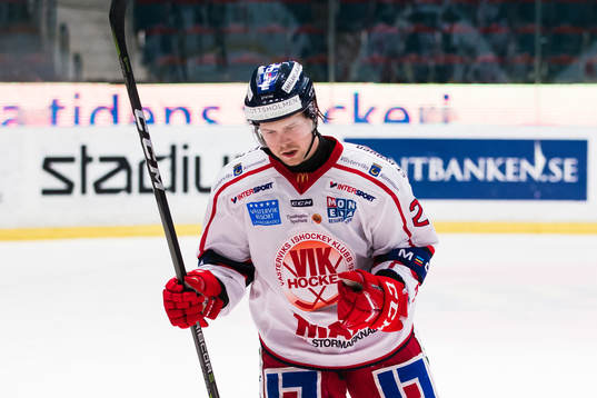 Västerviks Victor Öhman jublar