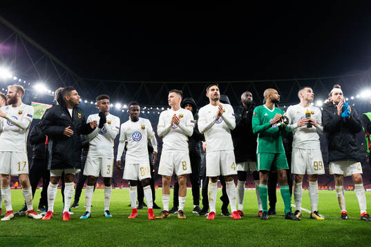 Östersunds spelare tackar publiken
