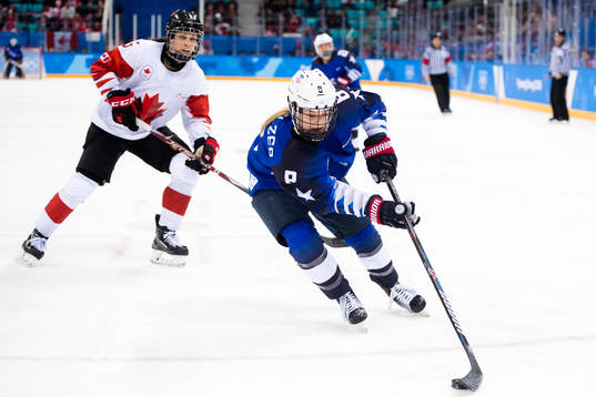 Lauriane Rougeau of Canada and Emily Pfalzer of USA