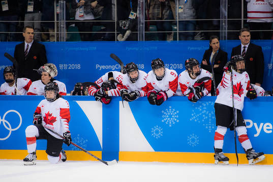 Team Canada looks dejected