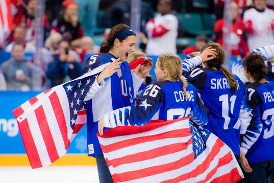 Megan Keller of USA celebrating
