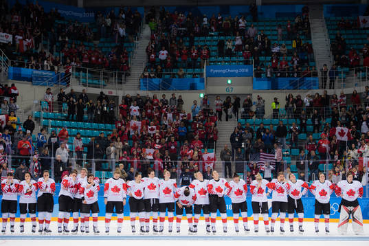 Team Canada looks dejected