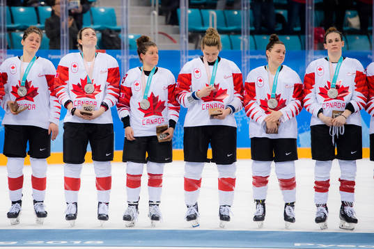 Team Canada looks dejected
